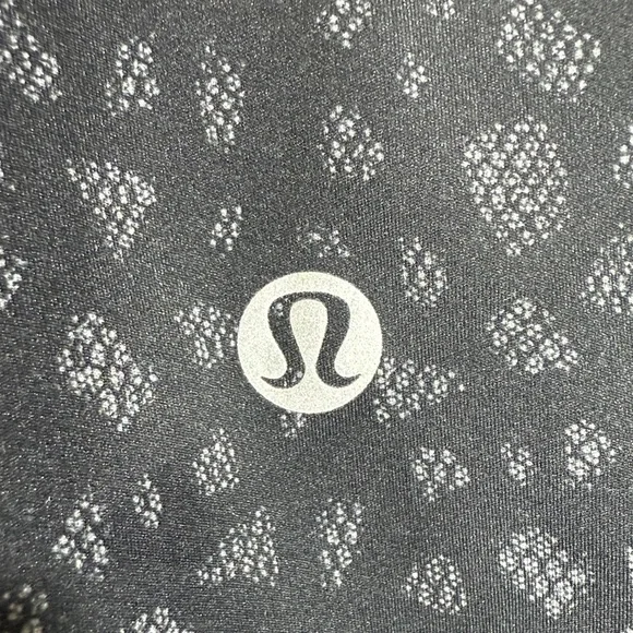 Lululemon Wunder Under Hi-Rise Nulux Leggings Overlace Black Grey Size 8 - Picture 13 of 13